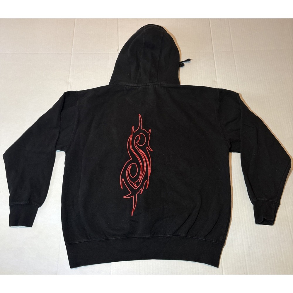 Slipknot Band Hoodie Black Size Large Graphic Print Long Sleeve Pullover - Picture 6 of 6